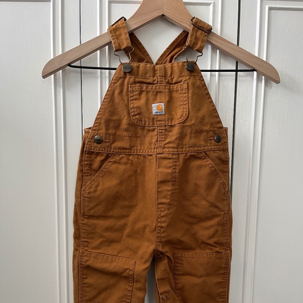 Carhartt Kids Canvas Overall Bib 24M